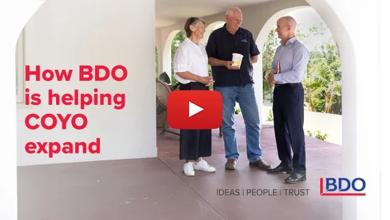 Video thumb of BDO helping COYO expand