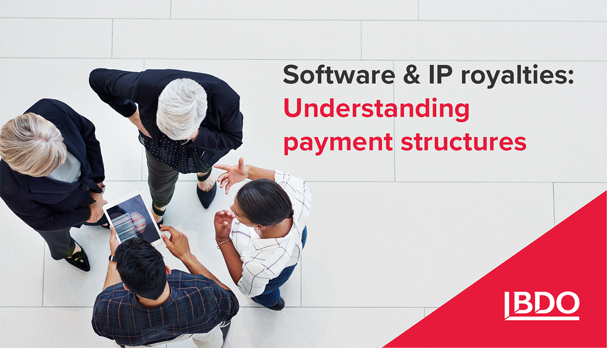 Royalties – Character Of Payments Re: Software & IP Rights - BDO