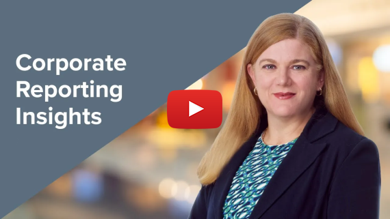 Video thumbnail Corporate Reporting Insights